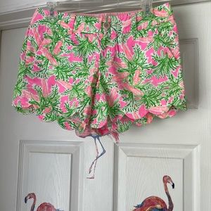 Lilly Pulitzer Nibbles, Carrot Buttercup shorts